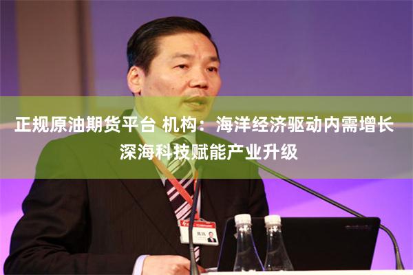 正规原油期货平台 机构：海洋经济驱动内需增长  深海科技赋能产业升级
