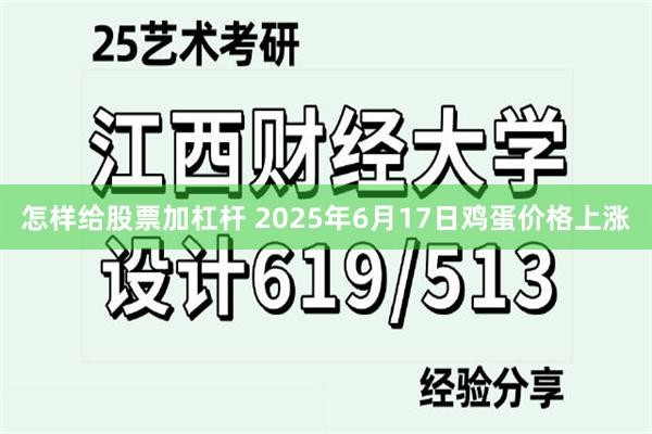 怎样给股票加杠杆 2025年6月17日鸡蛋价格上涨