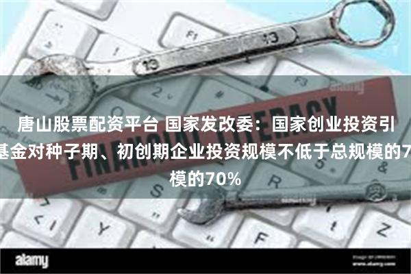 唐山股票配资平台 国家发改委：国家创业投资引导基金对种子期、初创期企业投资规模不低于总规模的70%